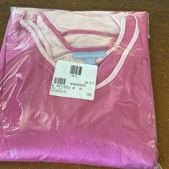 NWT Only Necessities 2 Pack Nylon
Nightgowns Plus Size 4X 5X 34 36 Pink - Picture 5 of 5